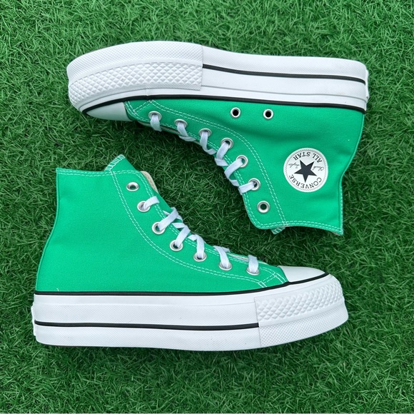 Converse Chuck Taylor All Star Lift Hi Apex Green - Picture 12 of 13